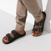 Load image into Gallery viewer, BIRKENSTOCK MENS ARIZONA RUGGED BLACK