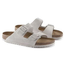 Load image into Gallery viewer, BIRKENSTOCK ARIZONA WHITE SUEDE