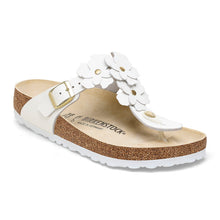 Load image into Gallery viewer, BIRKENSTOCK GIZEH FLOWERS WHITE
