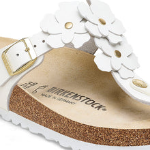 Load image into Gallery viewer, BIRKENSTOCK GIZEH FLOWERS WHITE
