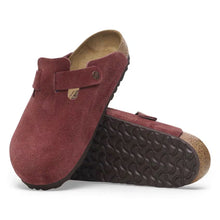 Load image into Gallery viewer, BIRKENSTOCK BOSTON ZINFANDEL SUEDE NARROW