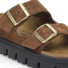 Load image into Gallery viewer, BIRKENSTOCK ARIZONA CHUNKY PLATFORM DARK TEA