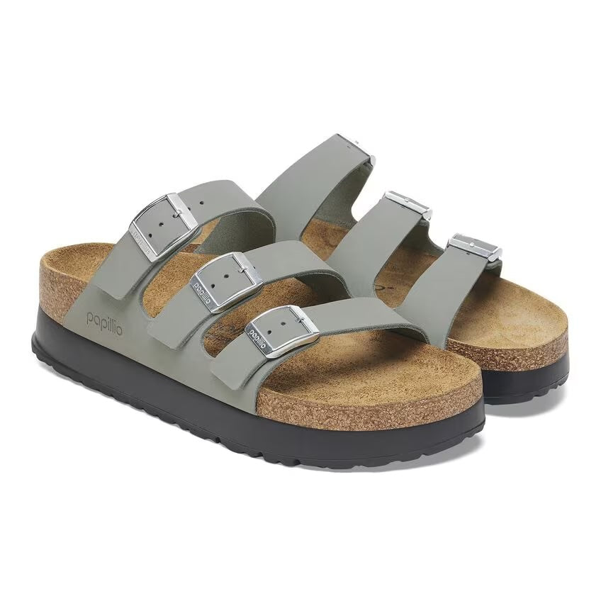 サンダル・ミュール Birkenstock Slipper Florida Colour Pure Sage Birkenstock Slipper Florida colour Pure Sage | TheDoubleF