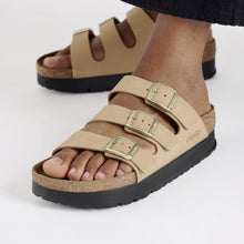 Load image into Gallery viewer, BIRKENSTOCK FLORIDA PLATFORM SANDCASTLE (CLEARANCE FINAL SALE)