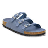 BIRKENSTOCK FLORIDA HEX STONE BLUE NUBUCK