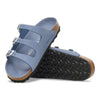 BIRKENSTOCK FLORIDA HEX STONE BLUE NUBUCK