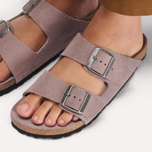 Load image into Gallery viewer, BIRKENSTOCK ARIZONA FADED PURPLE SUEDE
