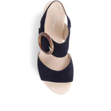 Load image into Gallery viewer, GABOR 24645 PLATFORM WEDGE NAVY
