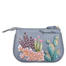 Load image into Gallery viewer, ANUSCHKA 1107 ZIP POUCH DESERT GARDEN