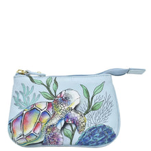 Load image into Gallery viewer, ANUSCHKA 1107 ZIP POUCH UNDERWATER BEAUTY