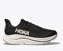Load image into Gallery viewer, HOKA CLIFTON 10 WOMENS BLACK/WHITE