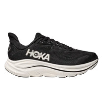 Load image into Gallery viewer, HOKA CLIFTON 10 BLACK/WHITE WOMENS