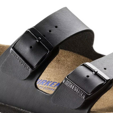 Load image into Gallery viewer, BIRKENSTOCK ARIZONA BLACK BIRKO-FLOR