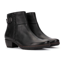 Load image into Gallery viewer, PIKOLINO W7P-8501C1 ANKLE BOOT WITH DECORATIVE BUCKLE BLACK