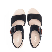 Load image into Gallery viewer, GABOR 24645 PLATFORM WEDGE BLACK