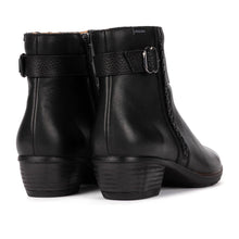 Load image into Gallery viewer, PIKOLINO W7P-8501C1 ANKLE BOOT WITH DECORATIVE BUCKLE BLACK