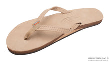 Load image into Gallery viewer, RAINBOW SANDALS PREMIER LEATHER SINGLE LAYER 1/2" NARROW STRAP SIERRA BROWN