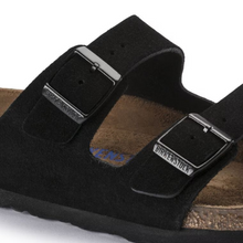 Load image into Gallery viewer, BIRKENSTOCK ARIZONA BLACK SUEDE LEATHER