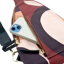 Load image into Gallery viewer, DUPATA CHIHIRO SLING CROSSBODY BAG MAROON (50% OFF FINAL SALE)