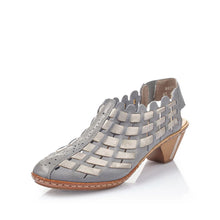 Load image into Gallery viewer, RIEKER 46778 WOVEN LEATHER SLING BLUE