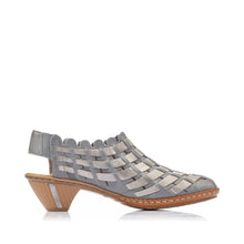 Load image into Gallery viewer, RIEKER 46778 WOVEN LEATHER SLING BLUE