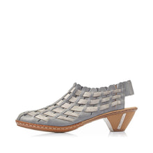 Load image into Gallery viewer, RIEKER 46778 WOVEN LEATHER SLING BLUE