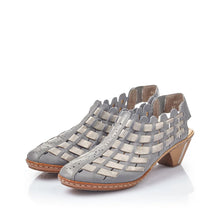 Load image into Gallery viewer, RIEKER 46778 WOVEN LEATHER SLING BLUE