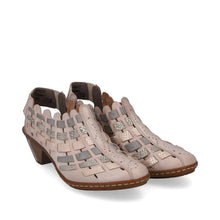 Load image into Gallery viewer, RIEKER 46778 WOVEN LEATHER SLING ROSE MULTI (50% OFF FINAL SALE)