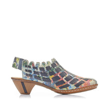 Load image into Gallery viewer, RIEKER 46778 WOVEN LEATHER SLING OCEAN MULTI