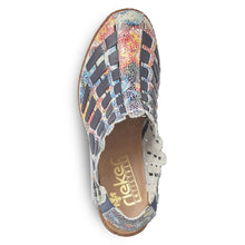 Load image into Gallery viewer, RIEKER 46778 WOVEN LEATHER SLING OCEAN MULTI