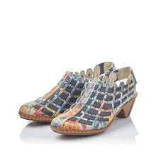 Load image into Gallery viewer, RIEKER 46778 WOVEN LEATHER SLING OCEAN MULTI