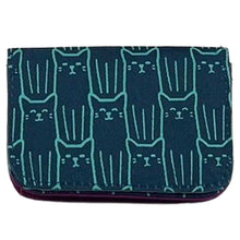 Load image into Gallery viewer, MALIA DESIGNS CAT CARDHOLDER NAVY