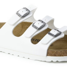 Load image into Gallery viewer, BIRKENSTOCK FLORIDA WHITE BIRKO-FLOR (CLEARANCE FINAL SALE)
