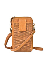 Load image into Gallery viewer, MILO EXPRESSIONS ELLA CROSSBODY PHONE WALLET BUCKSKIN