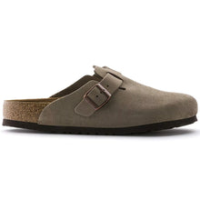 Load image into Gallery viewer, BIRKENSTOCK BOSTON TAUPE SUEDE LEATHER NARROW