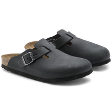 Load image into Gallery viewer, BIRKENSTOCK BOSTON BLACK OILED LEATHER
