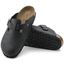 Load image into Gallery viewer, BIRKENSTOCK BOSTON BLACK OILED LEATHER