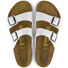 Load image into Gallery viewer, BIRKENSTOCK ARIZONA WHITE BIRKO-FLOR
