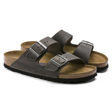 Load image into Gallery viewer, BIRKENSTOCK ARIZONA IRON OILED LEATHER