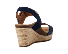Load image into Gallery viewer, AETREX ASHLEY WEDGE NAVY BLUE SUEDE