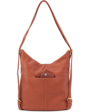 Load image into Gallery viewer, HOBO MERRIN CONVERTIBLE BACKPACK COGNAC
