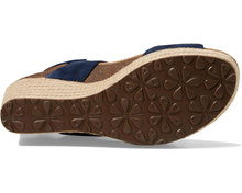 Load image into Gallery viewer, AETREX ASHLEY WEDGE NAVY BLUE SUEDE