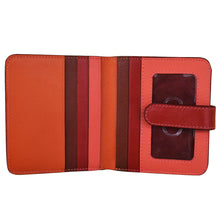 Load image into Gallery viewer, ILI NEW YORK 7301 BI-FOLD LEATHER CREDIT CARD WALLET AUTUMNAL MULTI
