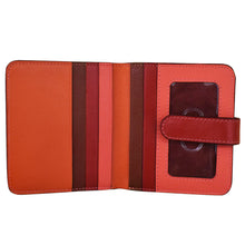 Load image into Gallery viewer, ILI NEW YORK 7301 BI-FOLD LEATHER CREDIT CARD WALLET AUTUMNAL MULTI