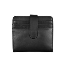 Load image into Gallery viewer, ILI NEW YORK 7301 BI-FOLD LEATHER CREDIT CARD WALLET BLACK