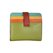 Load image into Gallery viewer, ILI NEW YORK 7301 BI-FOLD LEATHER CREDIT CARD WALLET CITRUS