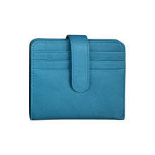 Load image into Gallery viewer, ILI NEW YORK 7301 BI-FOLD LEATHER CREDIT CARD WALLET JEANS