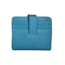 Load image into Gallery viewer, ILI NEW YORK 7301 BI-FOLD LEATHER CREDIT CARD WALLET JEANS