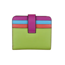 Load image into Gallery viewer, ILI NEW YORK 7301 BI-FOLD LEATHER CREDIT CARD WALLET PARADISE MULTI