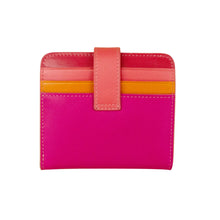 Load image into Gallery viewer, ILI NEW YORK 7301 BI-FOLD LEATHER CREDIT CARD WALLET SUNSET MULTI
